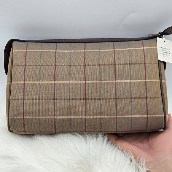 Burberry Nova Check Plaid Pattern Clutch - Picture 5 of 16